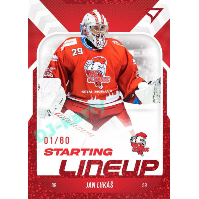 2022/23 Sportzoo ELH 2. série #SL-55 Jan Lukáš Starting Lineup 2nd Period xx/60