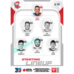 2022/23 Sportzoo ELH 2. série #SL-55 Jan Lukáš Starting Lineup 2nd Period xx/60