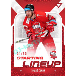 2022/23 Sportzoo ELH 2. série #SL-56 Tomáš Černý Starting Lineup 2nd Period xx/60
