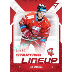 2022/23 Sportzoo ELH 2. série #SL-58 Jan Bambula Starting Lineup 2nd Period xx/60