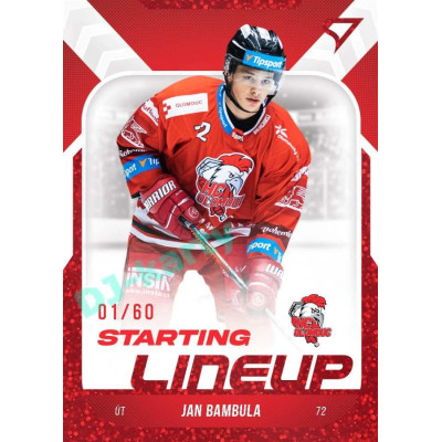 2022/23 Sportzoo ELH 2. série #SL-58 Jan Bambula Starting Lineup 2nd Period xx/60
