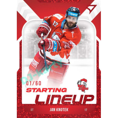 2022/23 Sportzoo ELH 2. série #SL-59 Jan Knotek Starting Lineup 2nd Period xx/60