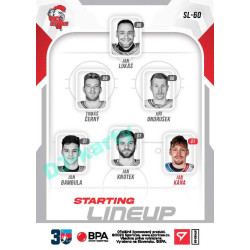 2022/23 Sportzoo ELH 2. série #SL-60 Jan Káňa Starting Lineup 2nd Period xx/60