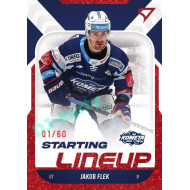 2022/23 Sportzoo ELH 2. série #SL-66 Jakub Flek Starting Lineup 2nd Period xx/60