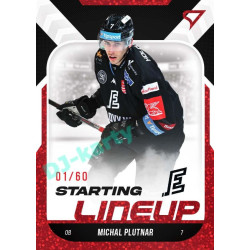 2022/23 Sportzoo ELH 2. série #SL-68 Michal Plutnar Starting Lineup 2nd Period xx/60
