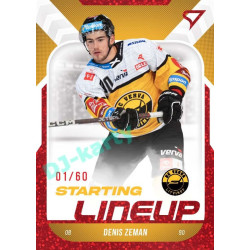 2022/23 Sportzoo ELH 2. série #SL-74 Denis Zeman Starting Lineup 2nd Period xx/60