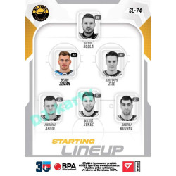 2022/23 Sportzoo ELH 2. série #SL-74 Denis Zeman Starting Lineup 2nd Period xx/60