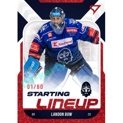 2022/23 Sportzoo ELH 2. série #SL-79 Landon Bow Starting Lineup 2nd Period xx/60