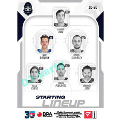 2022/23 Sportzoo ELH 2. série #SL-80 Jake Dotchin Starting Lineup 2nd Period xx/60