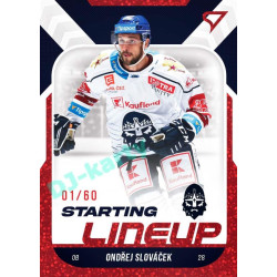 2022/23 Sportzoo ELH 2. série #SL-81 Ondřej Slováček Starting Lineup 2nd Period xx/60
