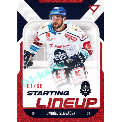 2022/23 Sportzoo ELH 2. série #SL-81 Ondřej Slováček Starting Lineup 2nd Period xx/60