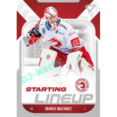 2022/23 Sportzoo ELH 2. série #SL-01 Marek Mazanec Starting Lineup