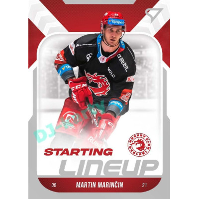 2022/23 Sportzoo ELH 2. série #SL-03 Martin Marinčin Starting Lineup