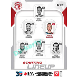 2022/23 Sportzoo ELH 2. série #SL-03 Martin Marinčin Starting Lineup