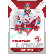 2022/23 Sportzoo ELH 2. série #SL-04 Martin Růžička Starting Lineup