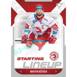 2022/23 Sportzoo ELH 2. série #SL-04 Martin Růžička Starting Lineup