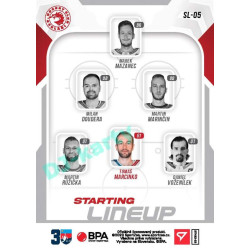 2022/23 Sportzoo ELH 2. série #SL-05 Tomáš Marcinko Starting Lineup
