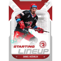 2022/23 Sportzoo ELH 2. série #SL-06 Daniel Voženílek Starting Lineup
