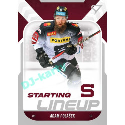 2022/23 Sportzoo ELH 2. série #SL-08 Adam Polášek Starting Lineup