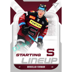 2022/23 Sportzoo ELH 2. série #SL-12 Miroslav Forman Starting Lineup