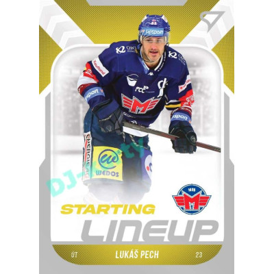 2022/23 Sportzoo ELH 2. série #SL-17 Lukáš Pech Starting Lineup