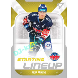 2022/23 Sportzoo ELH 2. série #SL-18 Filip Přikryl Starting Lineup