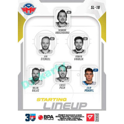 2022/23 Sportzoo ELH 2. série #SL-18 Filip Přikryl Starting Lineup