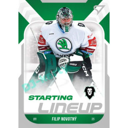 2022/23 Sportzoo ELH 2. série #SL-19 Filip Novotný Starting Lineup