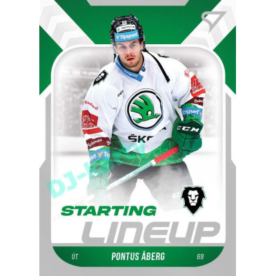 2022/23 Sportzoo ELH 2. série #SL-22 Pontus Aberg Starting Lineup
