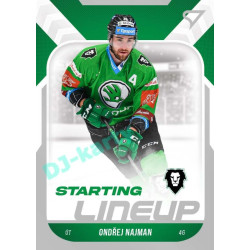 2022/23 Sportzoo ELH 2. série #SL-23 Ondřej Najman Starting Lineup