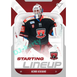 2022/23 Sportzoo ELH 2. série #SL-25 Henri Kiviaho Starting Lineup