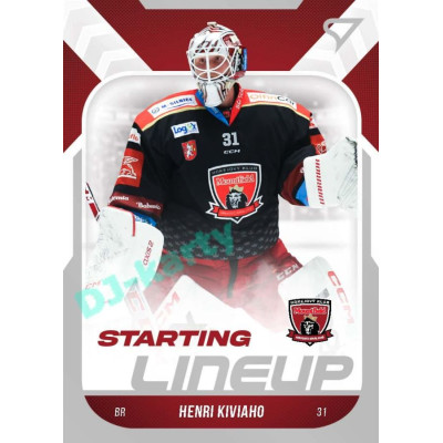 2022/23 Sportzoo ELH 2. série #SL-25 Henri Kiviaho Starting Lineup