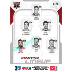 2022/23 Sportzoo ELH 2. série #SL-28 Marek Zachar Starting Lineup
