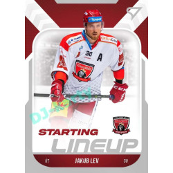 2022/23 Sportzoo ELH 2. série #SL-29 Jakub Lev Starting Lineup