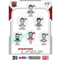2022/23 Sportzoo ELH 2. série #SL-29 Jakub Lev Starting Lineup