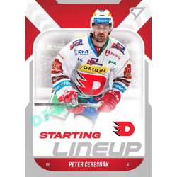 2022/23 Sportzoo ELH 2. série #SL-32 Peter Čerešňák Starting Lineup