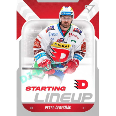 2022/23 Sportzoo ELH 2. série #SL-32 Peter Čerešňák Starting Lineup