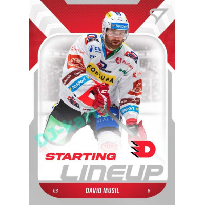 2022/23 Sportzoo ELH 2. série #SL-33 David Musil Starting Lineup