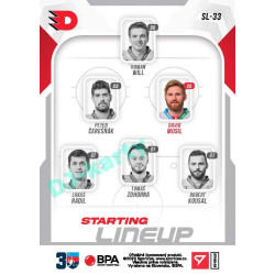 2022/23 Sportzoo ELH 2. série #SL-33 David Musil Starting Lineup