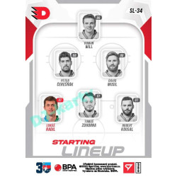2022/23 Sportzoo ELH 2. série #SL-34 Lukáš Radil Starting Lineup