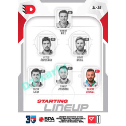 2022/23 Sportzoo ELH 2. série #SL-36 Robert Kousal Starting Lineup