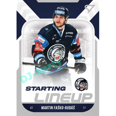 2022/23 Sportzoo ELH 2. série #SL-40 Martin Faško-Rudáš Starting Lineup