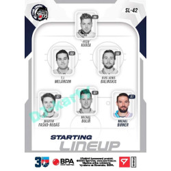 2022/23 Sportzoo ELH 2. série #SL-42 Michal Birner Starting Lineup
