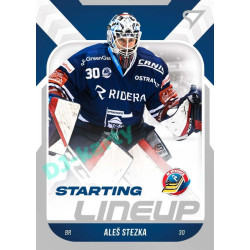 2022/23 Sportzoo ELH 2. série #SL-43 Aleš Stezka Starting Lineup