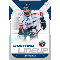 2022/23 Sportzoo ELH 2. série #SL-44 Mário Grman Starting Lineup