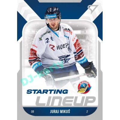 2022/23 Sportzoo ELH 2. série #SL-45 Juraj Mikuš Starting Lineup