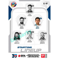 2022/23 Sportzoo ELH 2. série #SL-45 Juraj Mikuš Starting Lineup