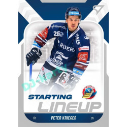 2022/23 Sportzoo ELH 2. série #SL-47 Peter Krieger Starting Lineup