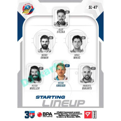 2022/23 Sportzoo ELH 2. série #SL-47 Peter Krieger Starting Lineup