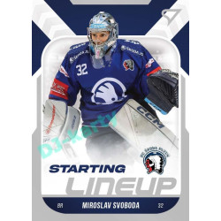 2022/23 Sportzoo ELH 2. série #SL-49 Miroslav Svoboda Starting Lineup